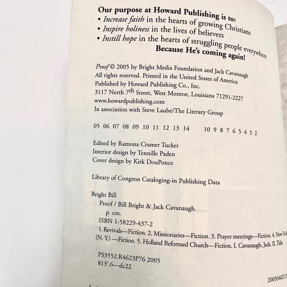 Proof (The Great Awakenings Series #1) Book by Bill Bright - Picture 4 of 6